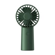 Ventilator portabil cu baterie de 4000mAh, timp de functionare 4-12 ore, 3 viteze, reîncărcabil, USB-C pentru casă, exterior, verde