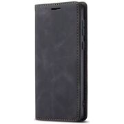 Husa tip carte pentru Oppo Reno 12 Pro Retro Business cu inchidere magnetica, negru