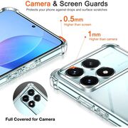Husa pentru Poco F6 Pro Anti-Shock 1.5mm reinforced 4 corners, transparent
