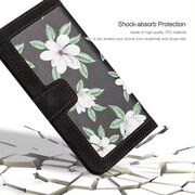 Husa tip carte pentru Honor 200 Pro, functie stand si port carduri, flower in the night