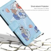 Husa tip carte pentru Honor 200 Lite, functie stand si port carduri, blue