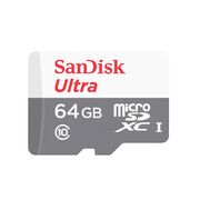 Card memorie 64GB SanDisk Ultra Android, gri, SDSQUNR-064G-GN3MN