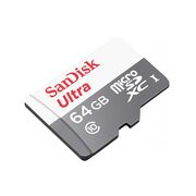 Card memorie 64GB SanDisk Ultra Android, gri, SDSQUNR-064G-GN3MN
