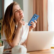 Husa pentru Xiaomi Redmi Note 13 Pro 5G Liquid Silicone, subțire, captusita cu microfibra, anti amprentă, protectie cameră foto, albastru