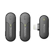 Microfon tip lavariera wireless, Lightning Yesido KR17, negru