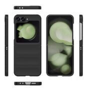 Husa pentru Samsung Galaxy Z Flip 6 Liquid Silicone, Microfibre Lining, Non-Slip Airbag Design, albastru