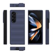 Husa pentru Samsung Galaxy Z Fold 6 Liquid Silicone, Microfibre Lining, Non-Slip Airbag Design, negru