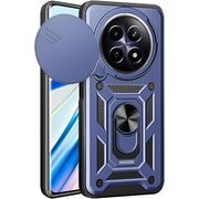 Husa pentru REALME 12 / 12x cu inel Ring Armor Kickstand Tough, protectie camera, albastru