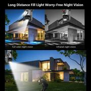 Camera de supraveghere dubla IP Wi-Fi IP66 Waterproof, AI Tracking, Light Alarm, Color Night, 2-Way Talk, 24/7 Record, Rotativa Pan/Tilt, 6MP, Zoom 4X, Ultra-Wide, Picture in Picture, rezolutie 4K, Conectare Telefone Wireless, 2 Antene,exterior/ interior