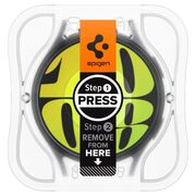 [Pachet 2x] Folie Samsung Galaxy Watch7 40mm Spigen Glas.tR EZ Fit, transparenta