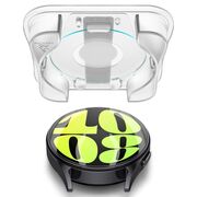 [Pachet 2x] Folie Samsung Galaxy Watch7 44mm Spigen Glas.tR EZ Fit, transparenta