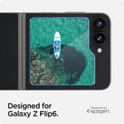 [Pachet 2x] Folie Samsung Galaxy Z Flip 6 Spigen Glas.tR EZ Fit, transparenta