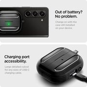 Husa Spigen - protection case rugged armor - pentru Samsung Galaxy Buds 3 / 3 Pro, carbine clip - negru