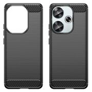 Husa pentru Poco F6 Carbon Liquid Silicone, navy blue