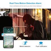 Camera supraveghere wireless exterior Techsuit, V380 PRO, K6