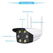 Camera supraveghere wireless exterior Techsuit, V380 PRO, K6