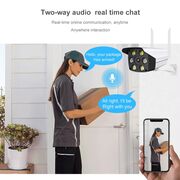 Camera supraveghere wireless exterior Techsuit, V380 PRO, K6