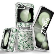 Husa Samsung Galaxy Z Flip 6 I-Blason Cosmo, Green Floral