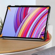 Husa Xiaomi Redmi Pad PRO 12.1 inch UltraSlim de tip stand functie sleep/wake-up, burgundy