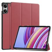 Husa Xiaomi Redmi Pad PRO 12.1 inch UltraSlim de tip stand functie sleep/wake-up, burgundy