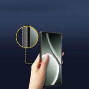Husa pentru Realme GT 6 / GT 6T Liquid Silicone, Microfibre Lining, Non-Slip Airbag Design, negru