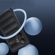 Husa pentru Realme GT 6 / GT 6T Liquid Silicone, Microfibre Lining, Non-Slip Airbag Design, blue
