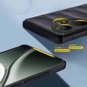 Husa pentru Realme GT 6 / GT 6T Liquid Silicone, Microfibre Lining, Non-Slip Airbag Design, rosu