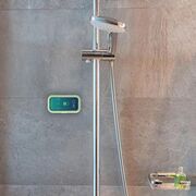 Suport de perete pentru telefon, retractabil Techsuit, alb-auriu