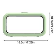 Suport de perete pentru telefon, retractabil Techsuit, alb-auriu