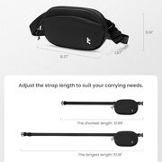Borseta Recreational Activity, Fitness Tomtoc T32S1P1, negru