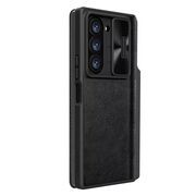 Husa Samsung Galaxy Z Fold 6 Nillkin Qin Pro Leather, negru