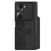 Husa Samsung Galaxy Z Fold 6 Nillkin Qin Pro Leather, negru
