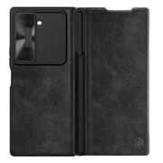 Husa Samsung Galaxy Z Fold 6 Nillkin Qin Pro Leather, negru