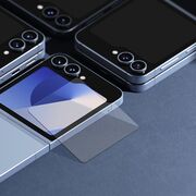 [Pachet 2x] Folie sticla Samsung Galaxy Z Flip 6 Ringke Cover Display Tempered Glass, transparenta