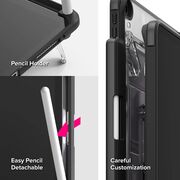 Husa iPad Air 11 2024 / 2025​ M2, M3 Ringke Fusion Sketch Stand, transparent / negru