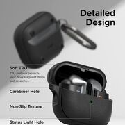Husa Samsung Galaxy Buds 3 / 3 Pro Ringke Onyx Magnetic, negru