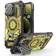 Husa iPhone 15 Pro Max Supcase Unicorn Beetle XT MagSafe, Yellow Circuit