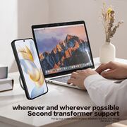 Husa pentru Honor 90 cu protecție pentru cameră și suport magnetic integrat Ring Shockproof, rosu