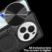 Husa pentru Honor Magic 6 Pro cu protecție pentru cameră și suport magnetic integrat Ring Shockproof, albastru