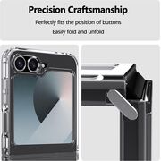 Husa pentru Samsung Galaxy Z Flip 6 Anti-Shock 1.5mm, transparent
