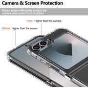 Husa pentru Samsung Galaxy Z Flip 6 Anti-Shock 1.5mm, transparent