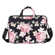 Geanta pentru laptop 13 - 14 inch MacBook, Microsoft, Dell, HP, Lenovo, eleganta si subtire, protectie sporita, negru