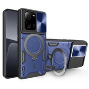 Husa pentru Xiaomi 13T / 13T Pro cu protecție pentru cameră și suport magnetic integrat Ring Shockproof, albastru