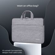 Geanta pentru laptop 13 - 14 inch MacBook, Microsoft, Dell, HP, Lenovo, eleganta si subtire, protectie sporita, negru
