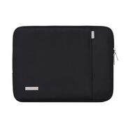 Husa pentru laptop 13 - 14 inch MacBook, Microsoft, Dell, HP, Lenovo, eleganta si subtire, protectie sporita, negru