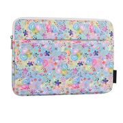 Husa pentru laptop 13-14 inch, eleganta si subtire, compartimente multiple, blue
