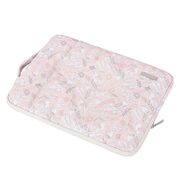 Husa pentru laptop 13-14 inch, eleganta si subtire, compartimente multiple, roz crem
