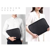 Husa pentru laptop 15 - 16 inch MacBook, Microsoft, Dell, HP, Lenovo, eleganta si subtire, protectie sporita, negru