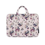 Geanta pentru laptop 15 - 16 inch MacBook, Microsoft, Dell, HP, Lenovo, eleganta si subtire, protectie sporita, bej