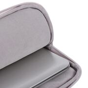 Geanta pentru laptop 13 - 14 inch MacBook, Microsoft, Dell, HP, Lenovo, eleganta si subtire, protectie sporita, bej